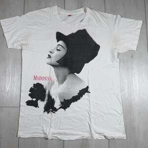 Madonna Vintage 1990 Blond Ambition Tour Shirt Rare White